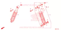 AMORTISSEUR ARRIERE pour Honda FOURTRAX 680 RINCON de 2022