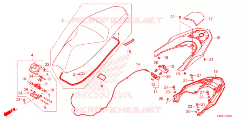 SELLE Honda SCOOTER 160 PCX 2021  WW150AM