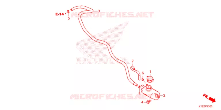 VASE D'EXPANSION Honda SCOOTER 160 PCX 2023  WW150AM