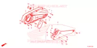 COUVERCLE GAUCHE pour Honda PCX 160 CBS de 2021