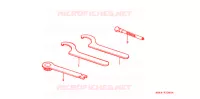 OUTIL pour Honda CR 125 R de 1991