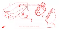 SIEGE/COUVERCLE LATERAL  pour Honda CR 125 R de 1991