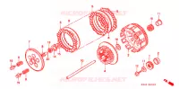 EMBRAYAGE pour Honda CR 125 R de 1994