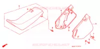SIEGE/COUVERCLE LATERAL  pour Honda CR 125 R de 1994
