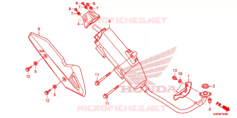 SILENCIEUX D'ECHAPPEMENT Honda SCOOTER 150 VARIO 2021  ACB150CBTM