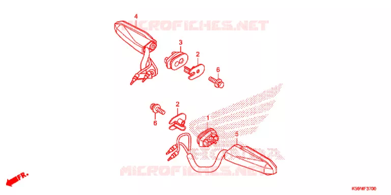 CLIGNOTANT Honda SCOOTER 150 VARIO 2021  ACB150CBTM