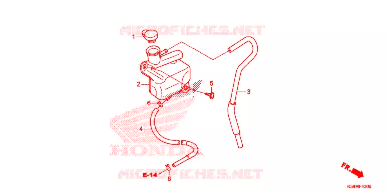 VASE D'EXPANSION Honda SCOOTER 150 VARIO 2021  ACB150CBTM