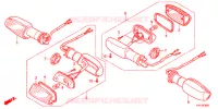 CLIGNOTANT pour Honda ACE 125 CASTED WHEELS, TYPE 2DK de 2020