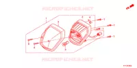 FEU ARRIERE pour Honda ACE 125 CASTED WHEELS, TYPE 2DK de 2020
