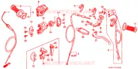 COMMODOS   POIGNEES pour Honda CR 125 R de 1994
