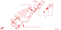 SILENCIEUX D'ECHAPPEMENT pour Honda CRF 125 F BIG WHEELS de 2022