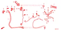 LEVIER DE GUIDON   CABLE   COMMODO pour Honda CRF 125 F BIG WHEELS de 2022