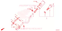 SILENCIEUX D'ECHAPPEMENT pour Honda CRF 125 F de 2022