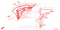 OUIES DE RADIATEUR pour Honda CRF 450 X de 2022