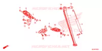 REPOSE PIED   BEQUILLE pour Honda CRF 450 X de 2022