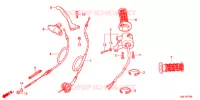 LEVIER DE GUIDON   CABLE   COMMODO pour Honda CRF 50 de 2020