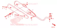 SILENCIEUX D'ECHAPPEMENT pour Honda EX5 110 Electric start, Casted wheels de 2021
