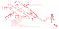 SILENCIEUX D'ECHAPPEMENT pour Honda EX5 110 Electric start, spoked wheels de 2020