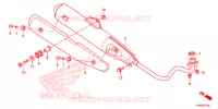 SILENCIEUX D'ECHAPPEMENT pour Honda EX5 110 Electric start, spoked wheels de 2021
