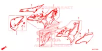 COUVERCLES LATERAUX pour Honda CB 500 F ABS de 2023