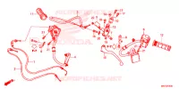 LEVIER DE GUIDON   CABLE   COMMODO pour Honda CBR 500 R ABS de 2022