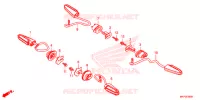 CLIGNOTANT pour Honda CBR 500 R de 2023