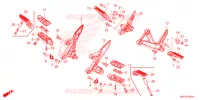 REPOSE PIED pour Honda CBR 500 R de 2023