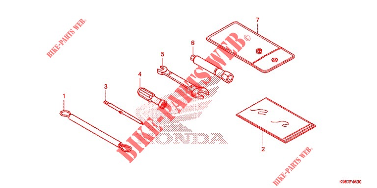 OUTIL pour Honda PCX 125 2019 de 2018