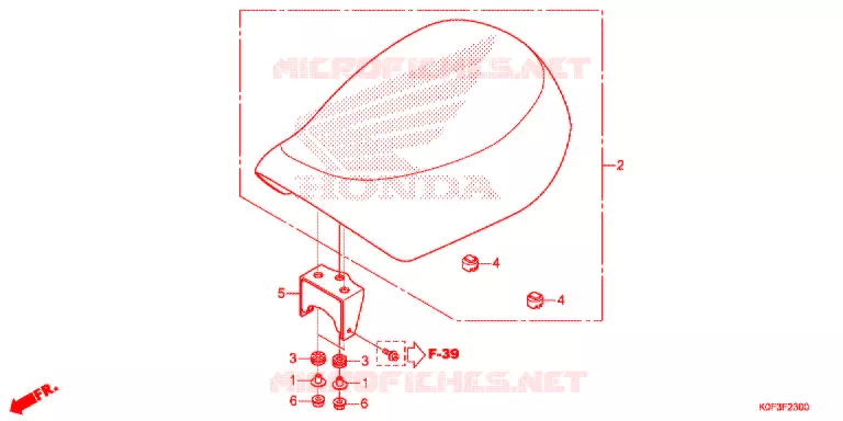 SELLE Honda MOTO 125 MONKEY 2021  Z125MAL