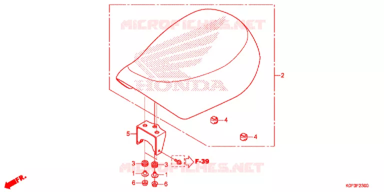 SELLE Honda MOTO 125 MONKEY 2021  Z125MAL