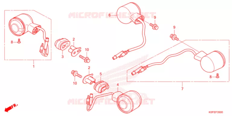 CLIGNOTANT Honda MOTO 125 MONKEY 2022  Z125MAN