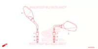 RETROVISEUR pour Honda CB 650 R de 2022