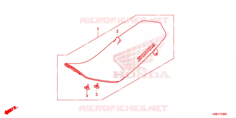 SELLE Honda MOTO 125 CRF 2021  CRF125FBM