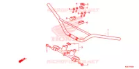 GUIDON   TE DE FOURCHE pour Honda CRF 150 R BIG WHEELS de 2020