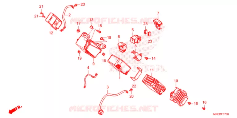 BATTERIE Honda MOTO 450 CRF 2021  CRF450RXM