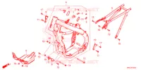 CADRE pour Honda CRF 450 RX ENDURO de 2022