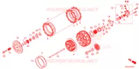 EMBRAYAGE pour Honda CRF 450 RX ENDURO de 2022