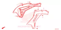 OUIES DE RADIATEUR pour Honda CRF 450 RX ENDURO de 2022
