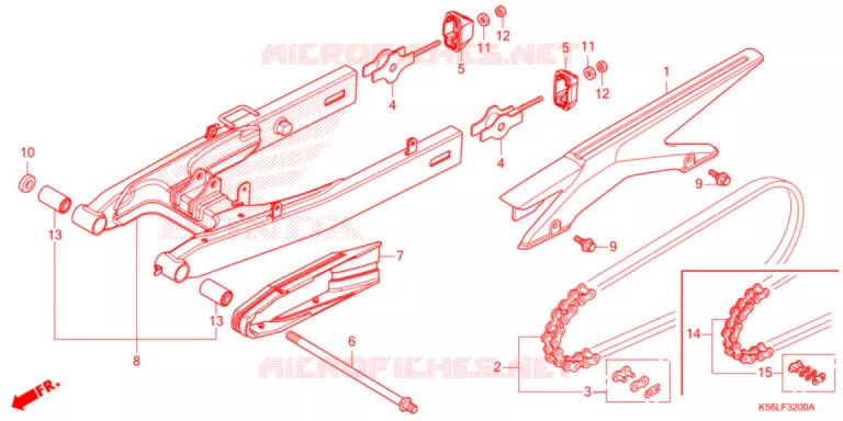 BRAS OSCILLANT Honda SCOOTER 150 WINNER 2020  FS150FAL_V