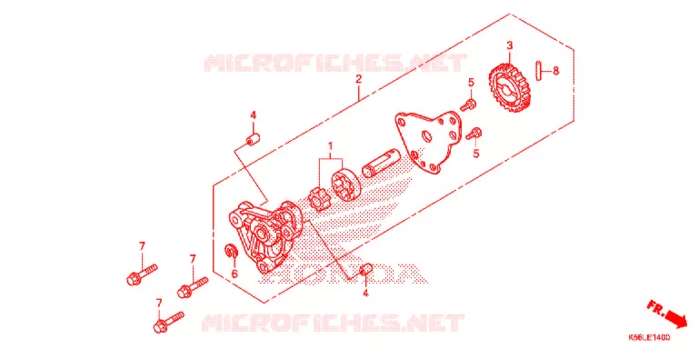 POMPE A HUILE Honda SCOOTER 150 WINNER 2020  FS150FAL_V
