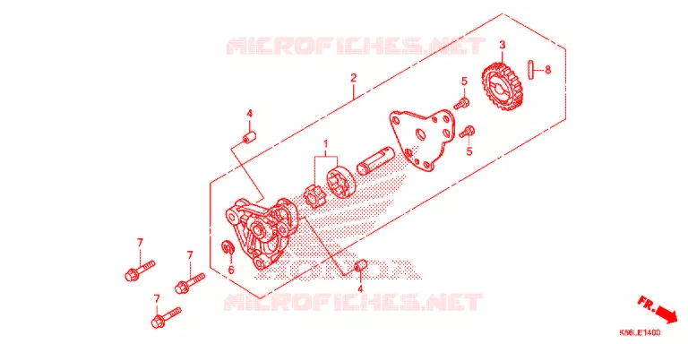 POMPE A HUILE Honda SCOOTER 150 WINNER 2021  FS150FAM_V
