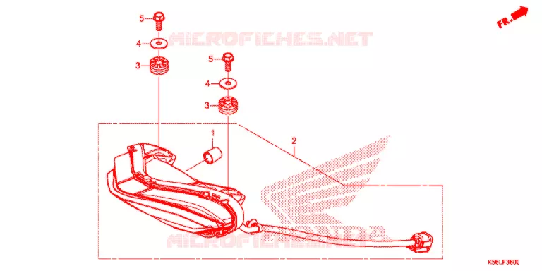 FEU ARRIERE Honda SCOOTER 150 WINNER 2021  FS150FM_V
