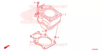 CYLINDRE pour Honda PIONEER 500 M2 de 2021