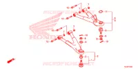 TRIANGLES AVANT pour Honda PIONEER 500 M2 de 2021
