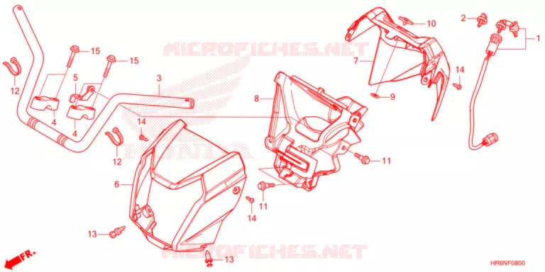 GUIDON Honda ATV 520 FOURTRAX 2022  TRX520FA7N