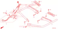 PEDALE   REPOSE PIED pour Honda FOURTRAX 520 FOREMAN RUBICON 4X4 AT DCT EPS DELUXE de 2022