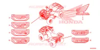 AUTOCOLLANTS pour Honda FOURTRAX 520 FOREMAN 4X4 ES PS de 2021