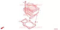 CYLINDRE pour Honda FOURTRAX 520 FOREMAN 4X4 ES PS de 2021