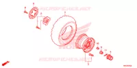 ROUE AVANT pour Honda FOURTRAX 520 FOREMAN 4X4 ES PS de 2021