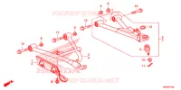 TRIANGLES AVANT pour Honda FOURTRAX 520 FOREMAN 4X4 ES PS de 2021